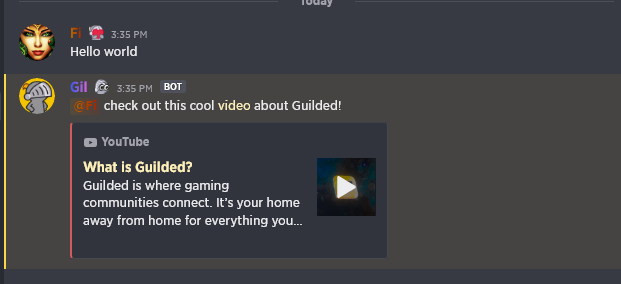 League of Legends Discord bot - Guilded