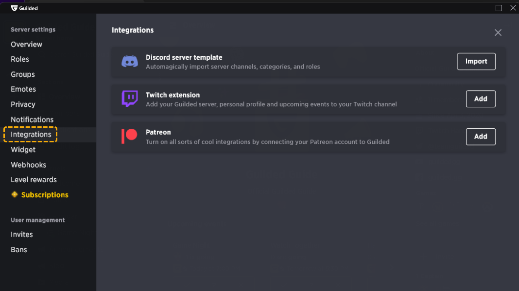 Importing Discord Server Templates – Guilded