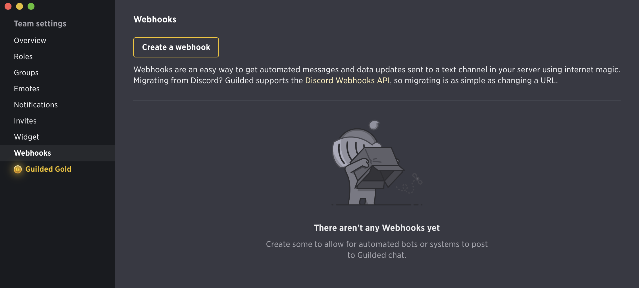 Incoming Webhooks – Guilded