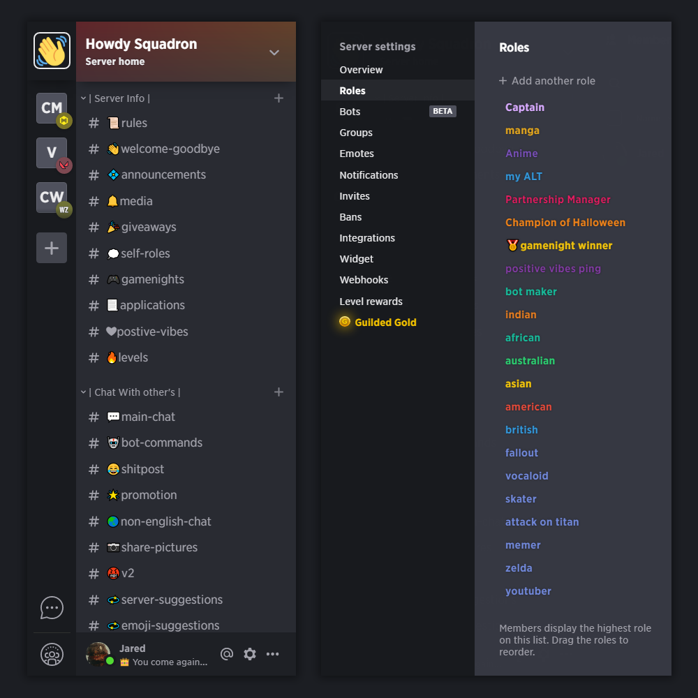 Discord Server Template For Gaming